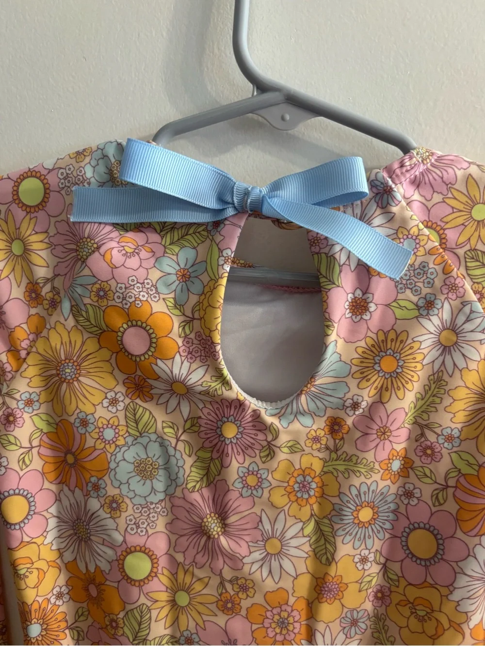 Ollie’s Day Floral Long Sleeve swimsuit size 3-4T